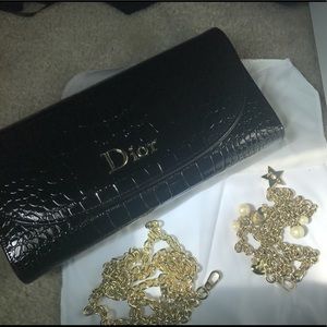 Black Dior Clutch bag